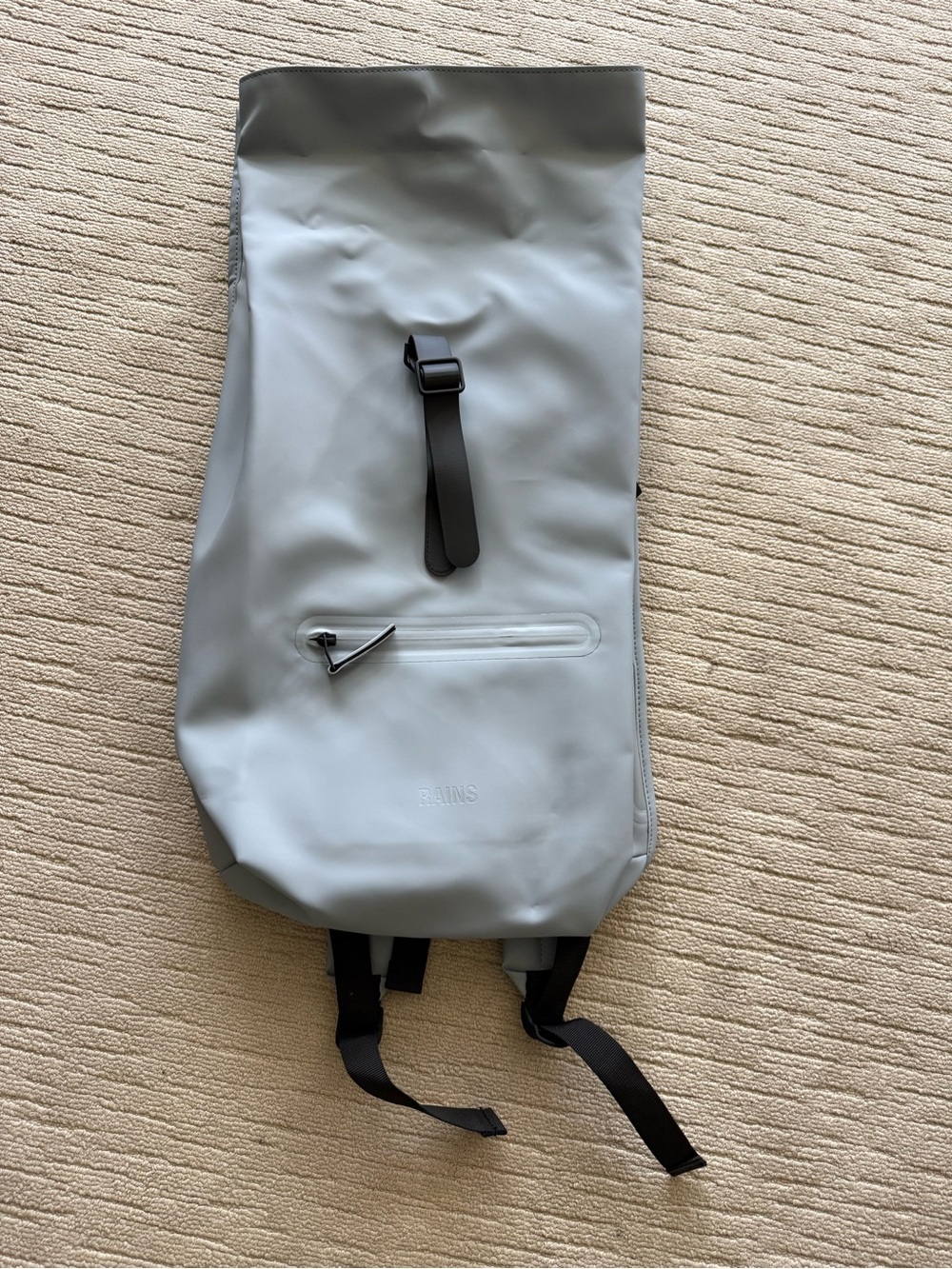 NWT - Rains Rolltop Rucksack - pool grey - Picture 7 of 7
